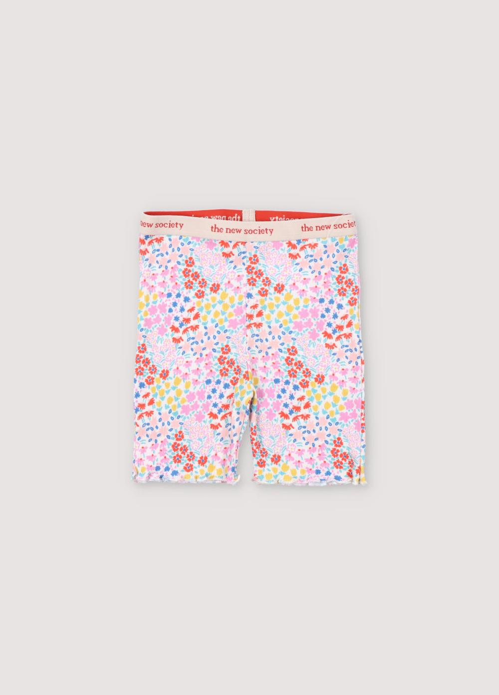 The New Society Impresión De Anémona Corta De Nicolette Biker