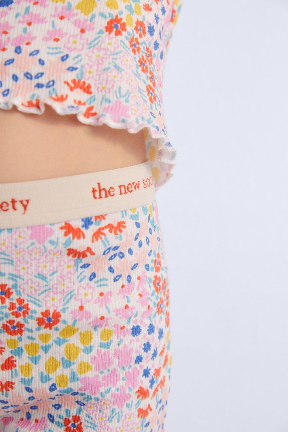 the new society Impresión de anémona corta de Nicolette Biker