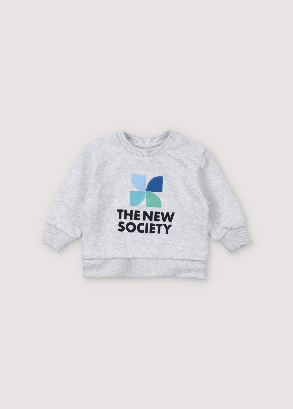the new society Mykonos Baby Sweinshirt Gray Melange
