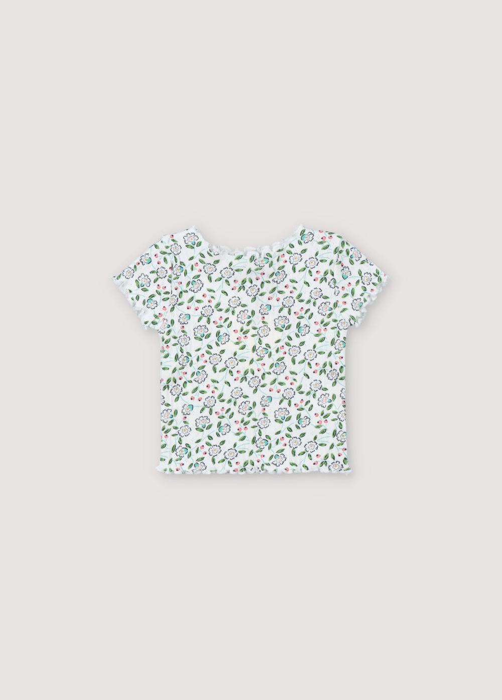 the new society Nicolette Baby Tee Jasmine Flowers estampado