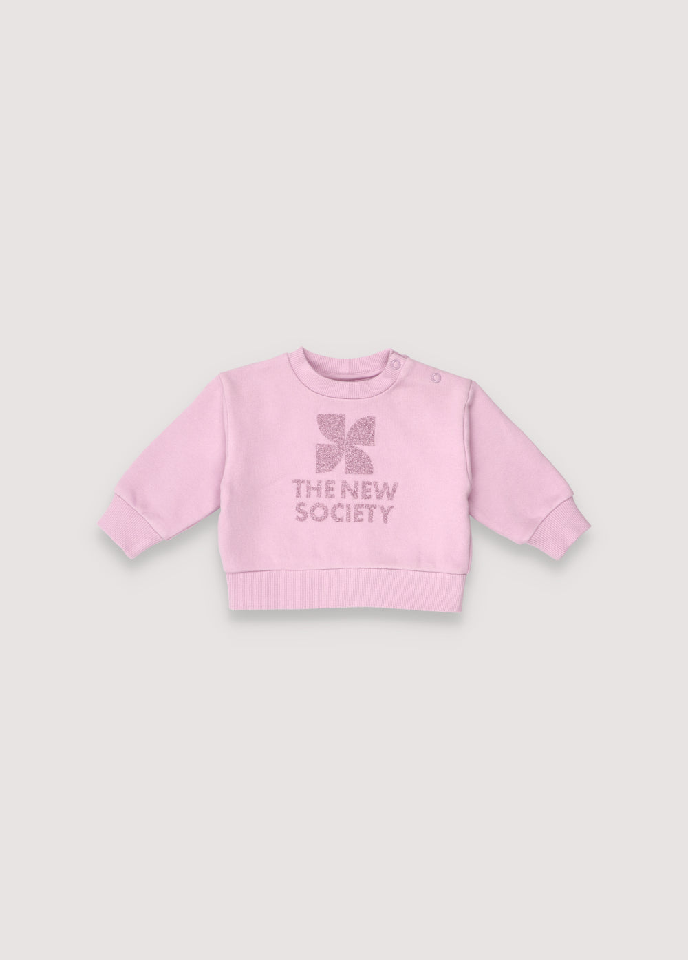 the new society Ontario Baby Sweater Iris Lilac_sampling 6m