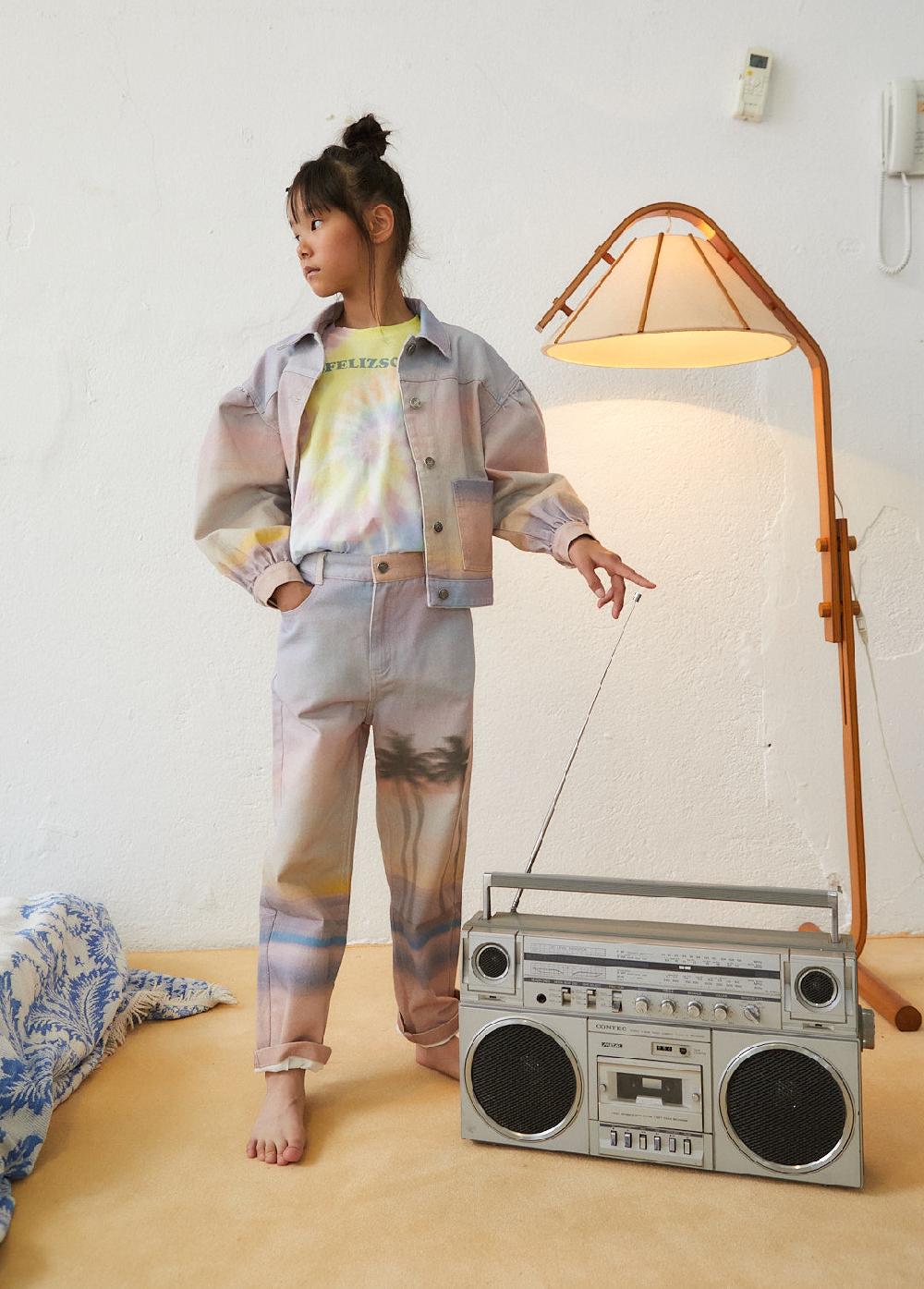 the new society Pantalón de mezclilla del atardecer