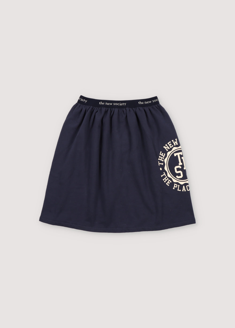 The New Society Reine Long Special Skirt Midnight Navy