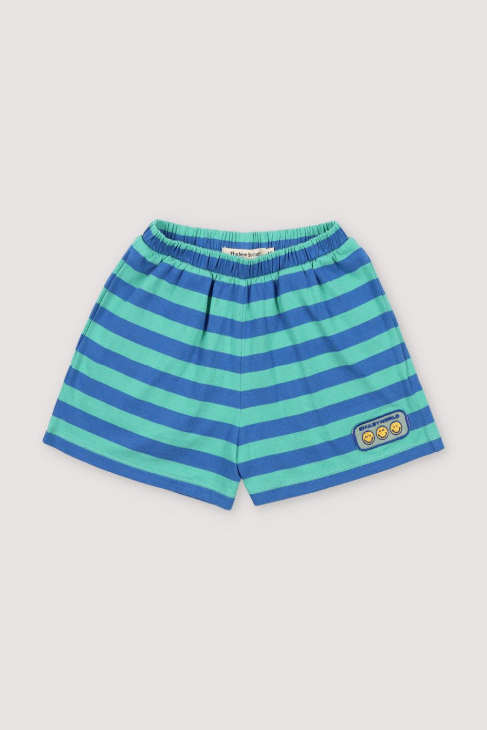 The New Society Smiley Short Stripes Cobalto SmileyWorld®