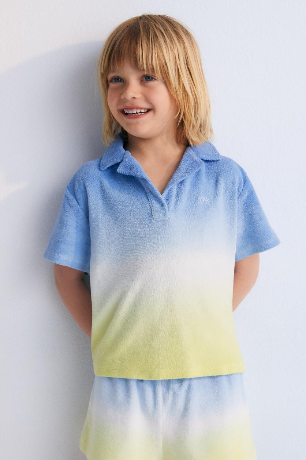 the new society Briseis Polo Powder Blue