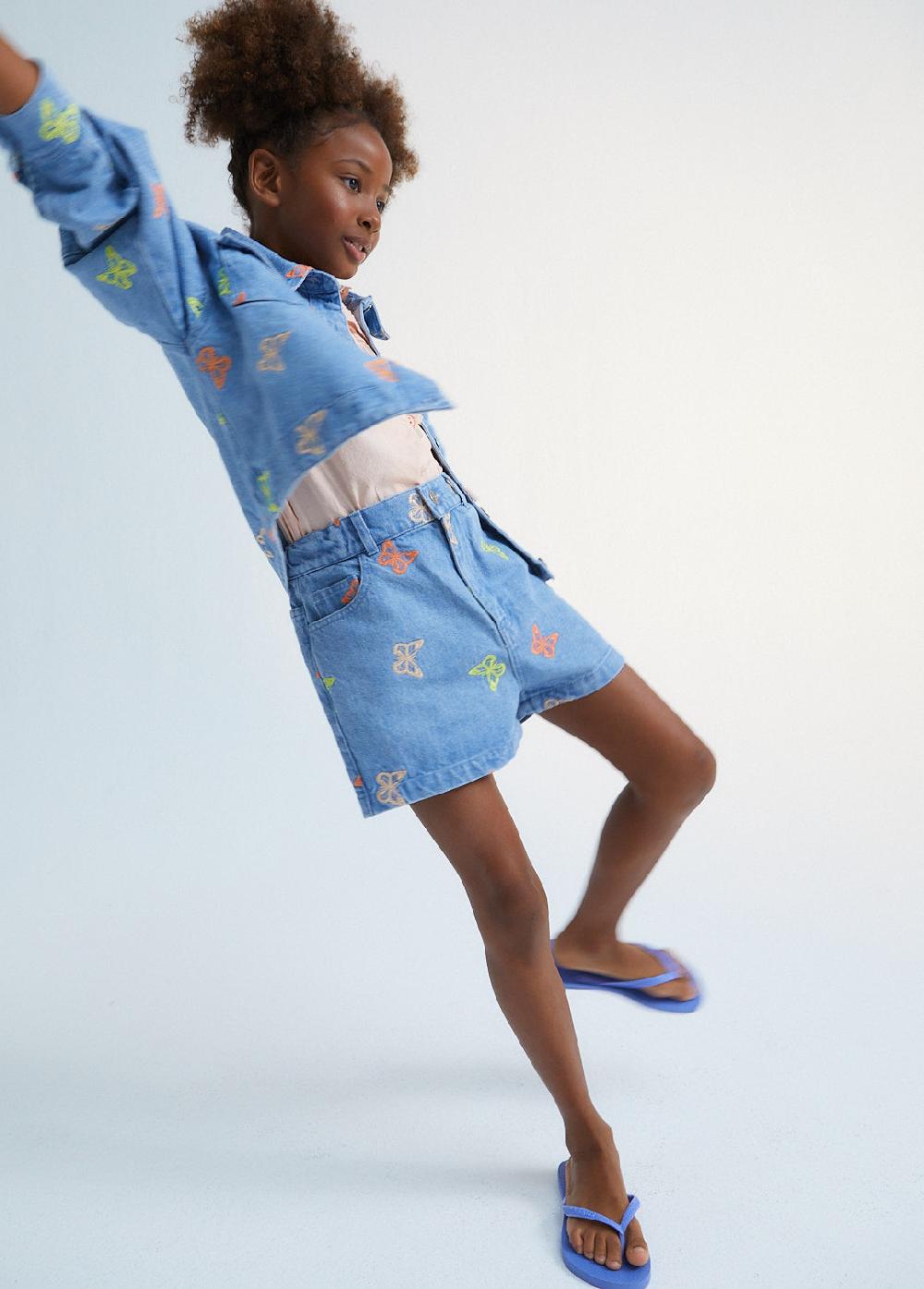 The New Society Burbank Denim Corto