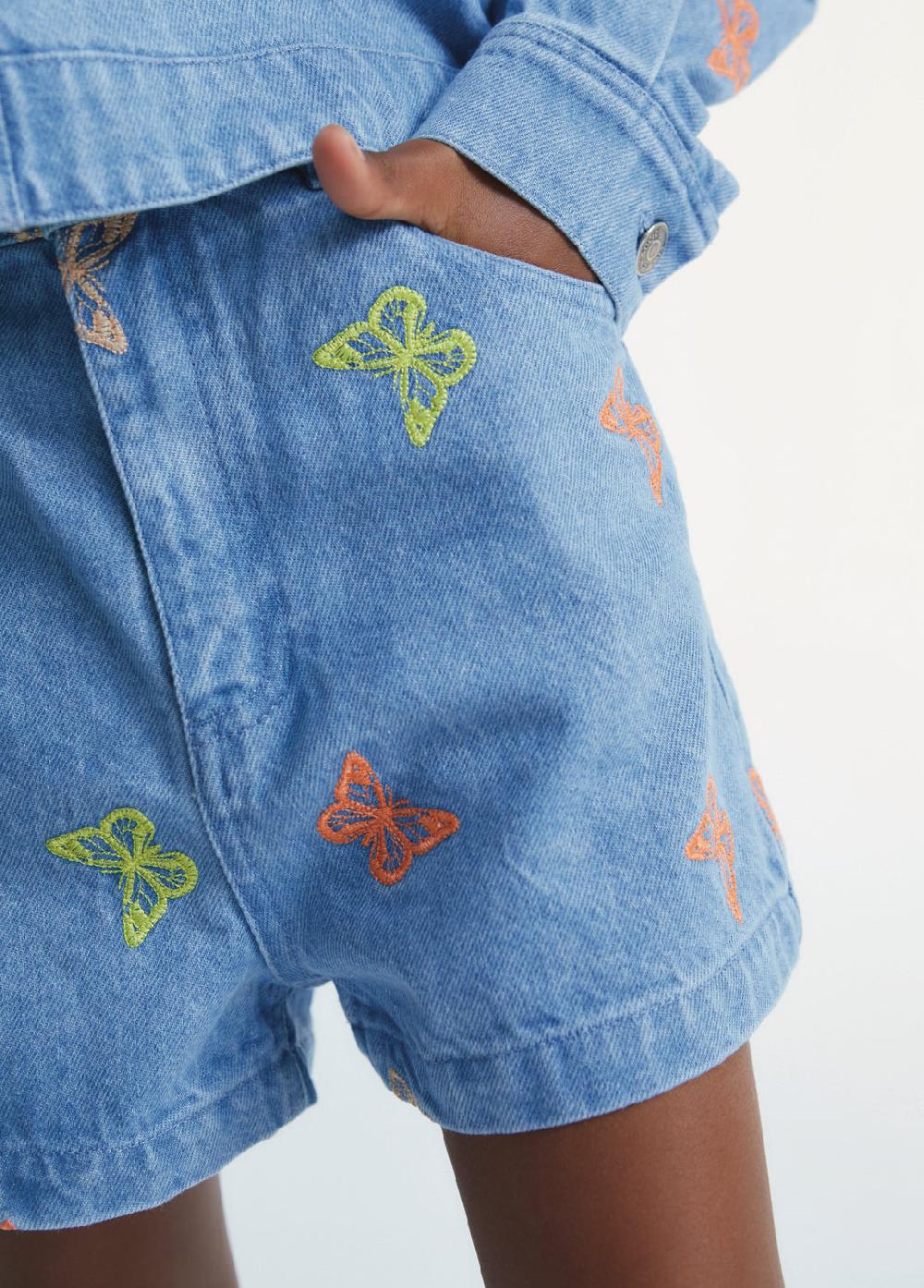 the new society Burbank Denim corto