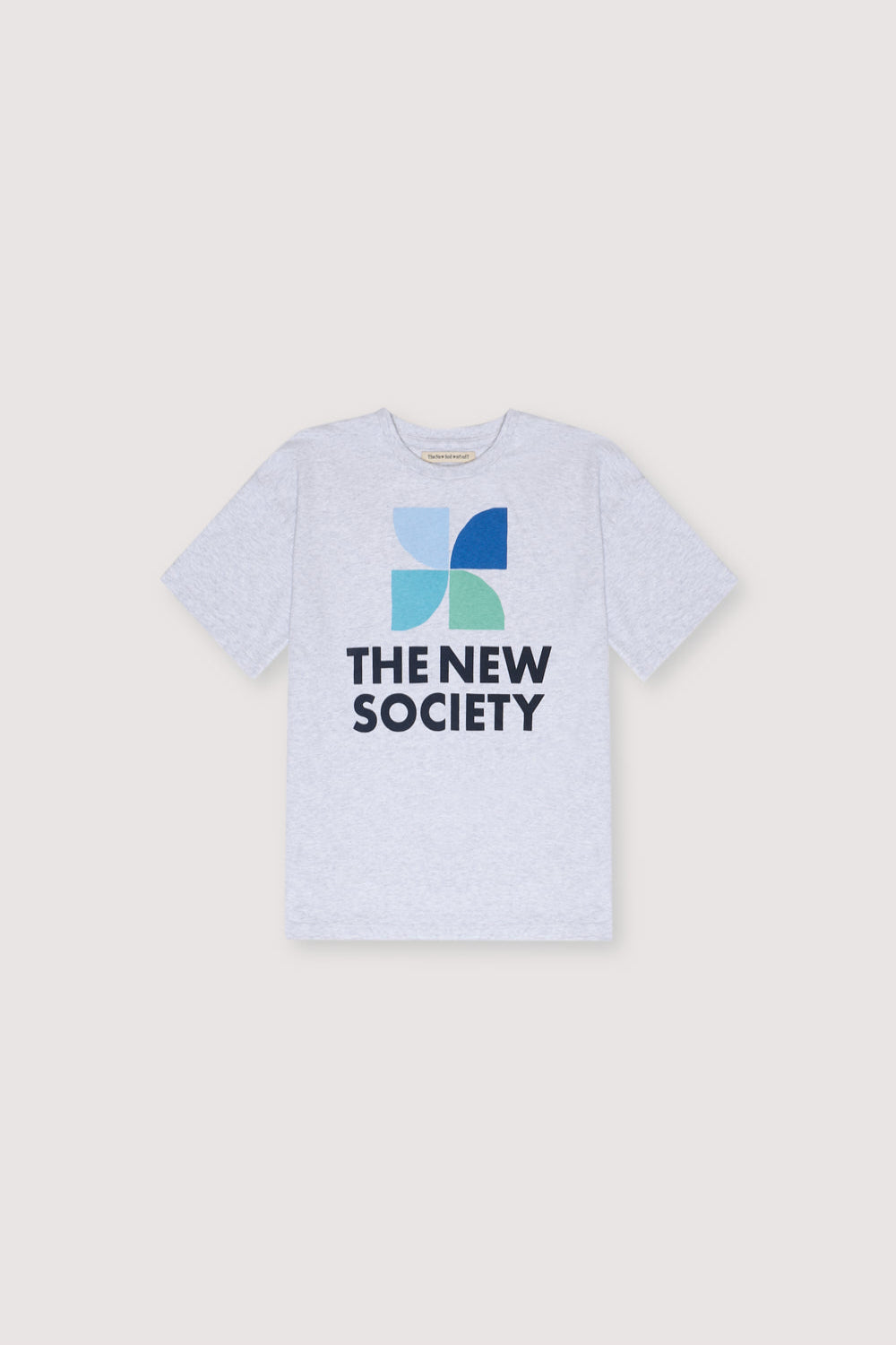 The New Society Camiseta Mykonos Melange Gris