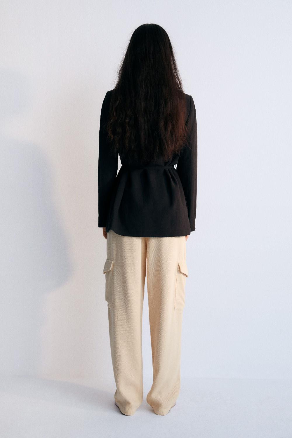 The New Society Eros Mujer Blazer Caviar