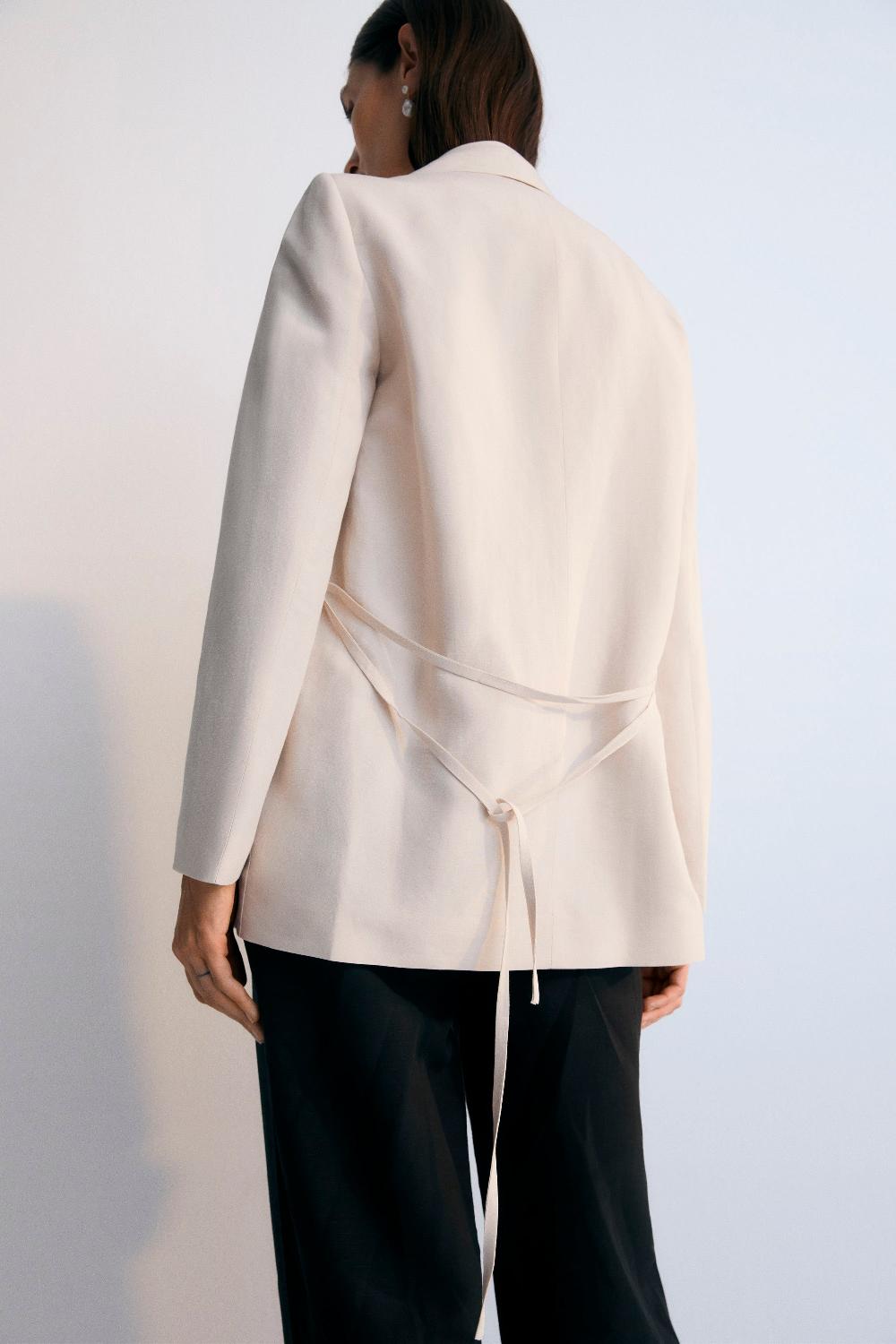 The New Society Eros Mujer Blazer Piedra