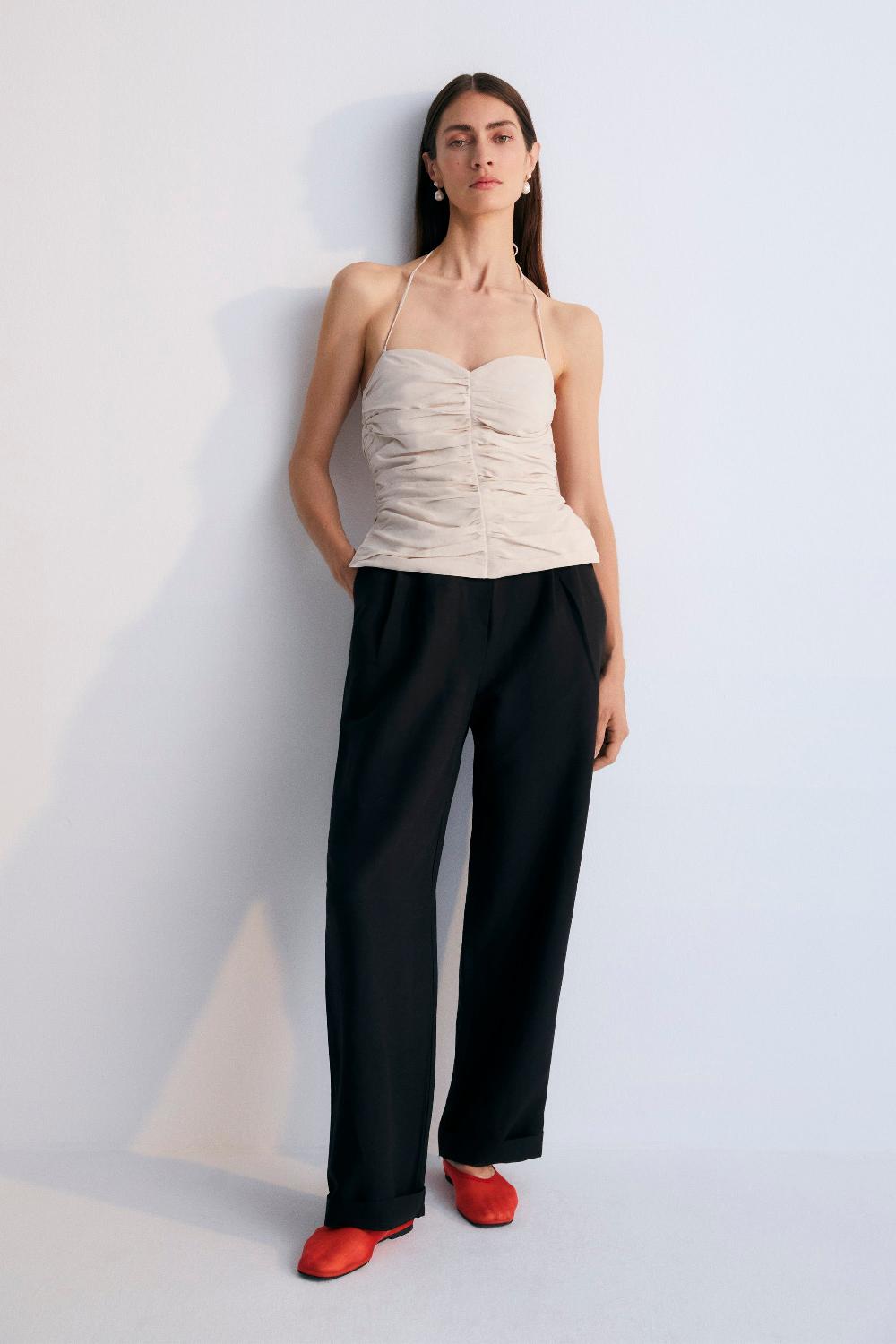 The New Society Eros Woman Top Stone