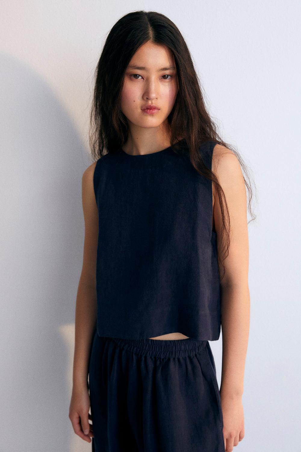 the new society Hera Mujer Top Navy