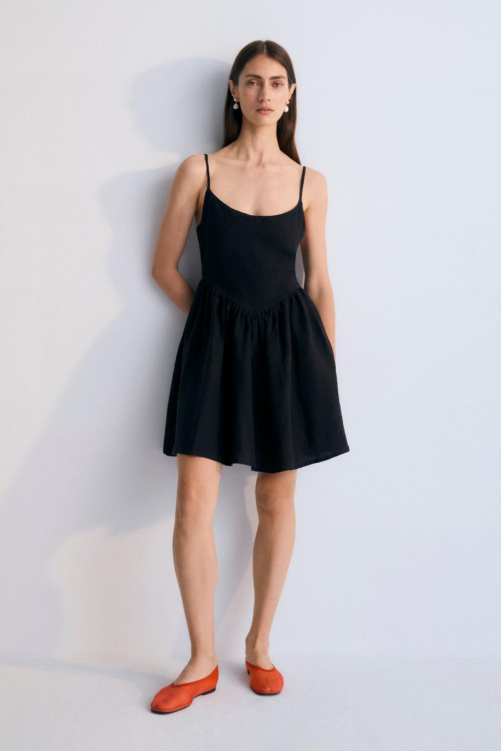 the new society Hera mujer vestido corto caviar