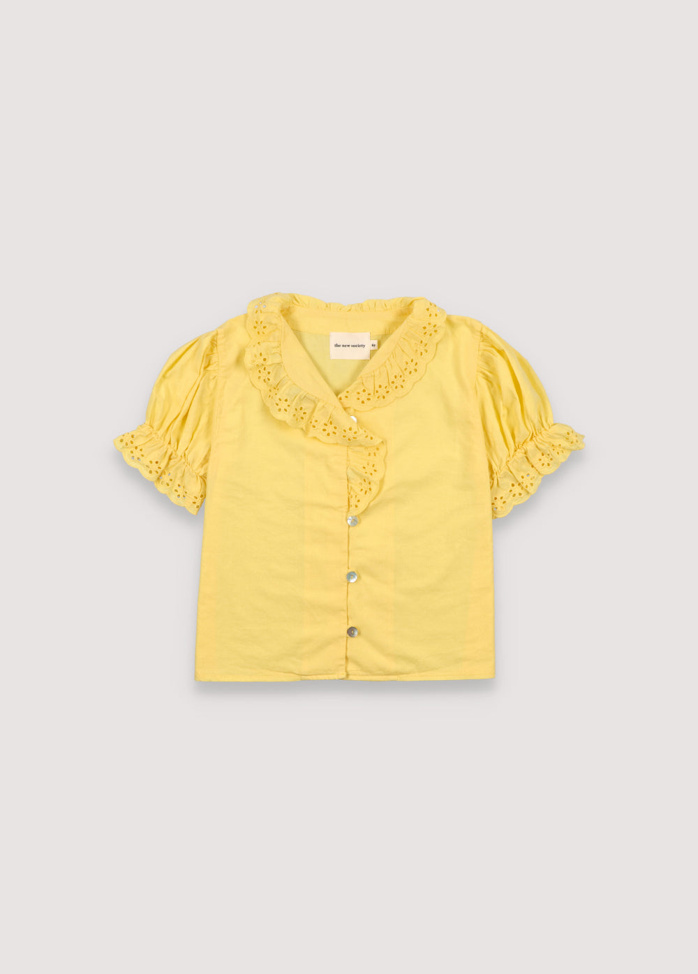 the new society Laguna blusa rubia_muestra 6y