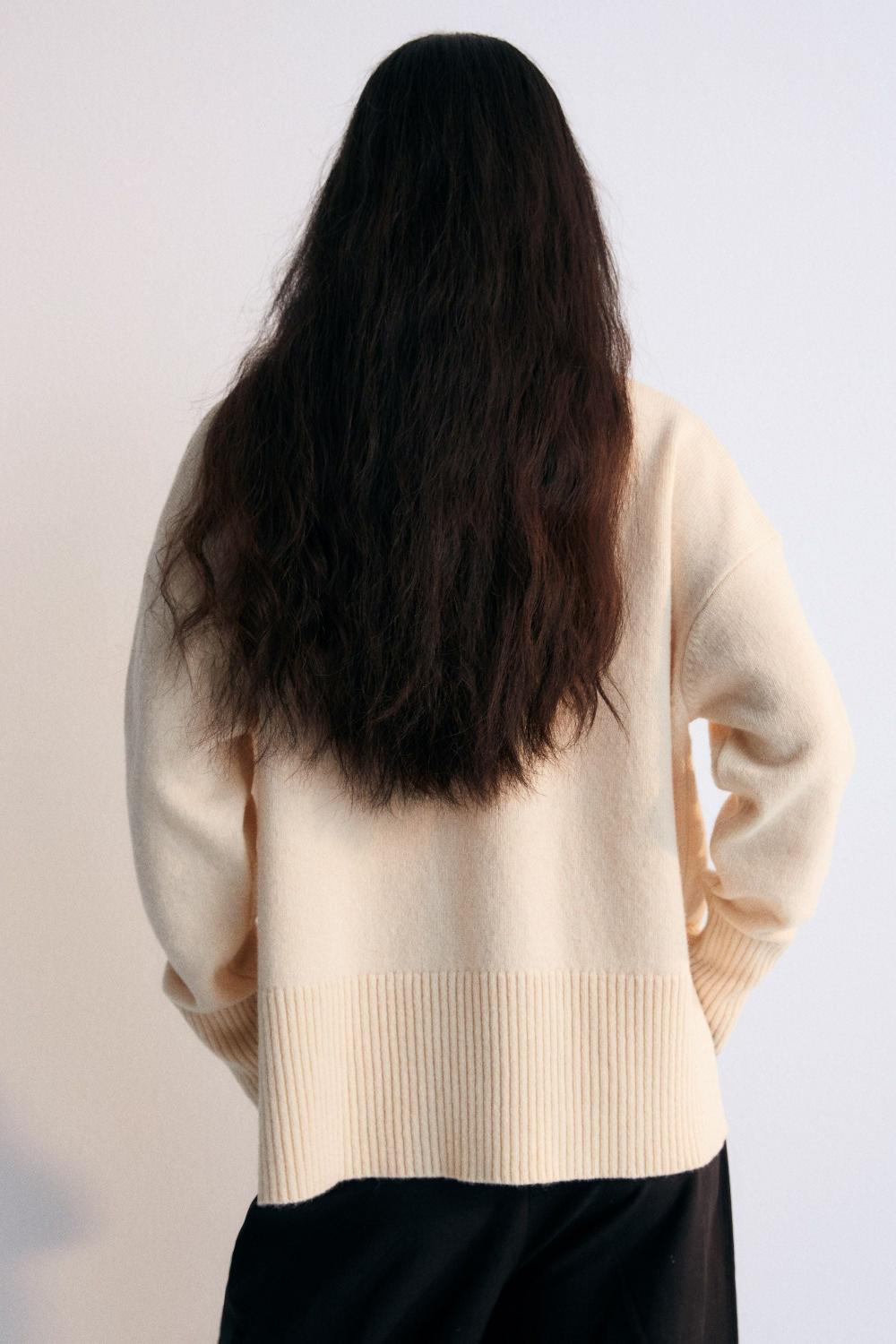 The New Society Nikos Woman Jumper Macadamia