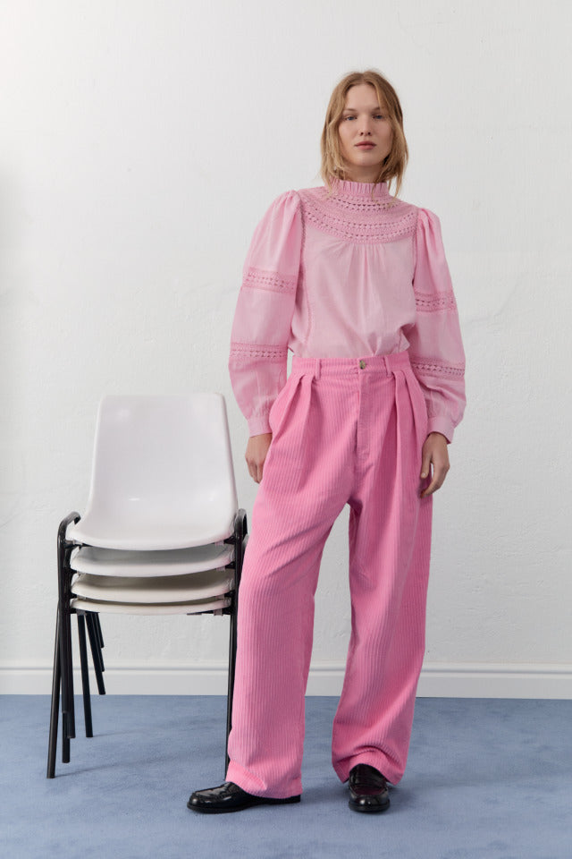 The New Society North Woman Pant Blush Pink