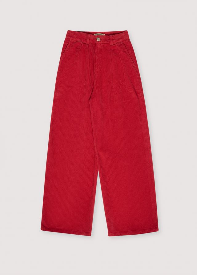 the new society North Woman Pant Ruby Dusk