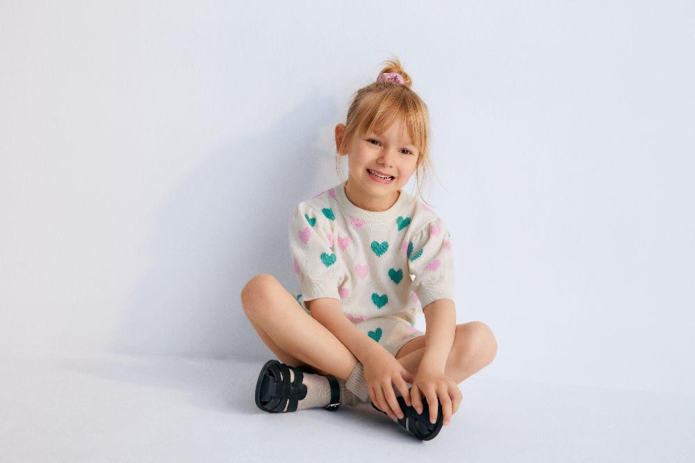 The New Society Oia Top Love Motif Multicolor