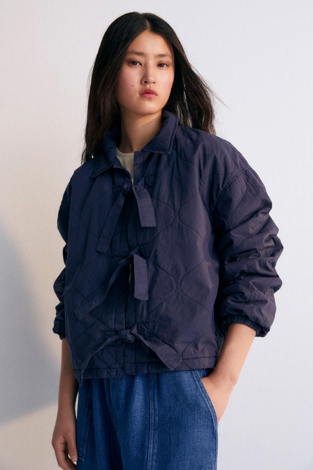 the new society Panacea Woman Jacket Navy