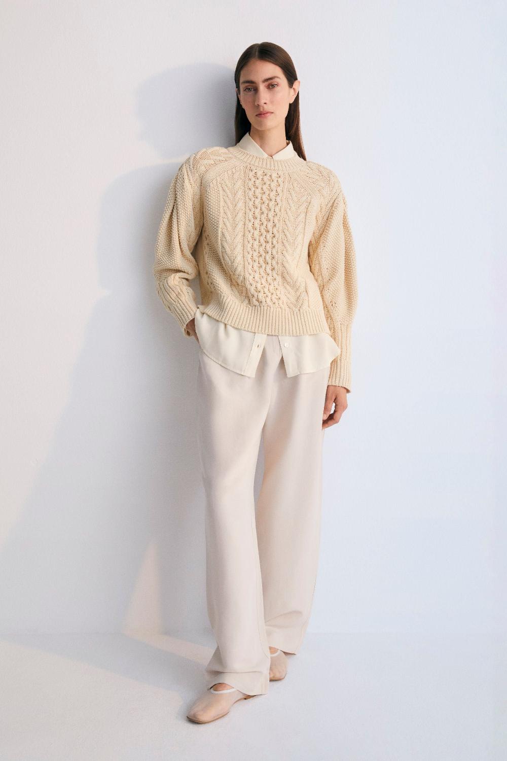 The New Society Quios Woman Jumper Macadamia