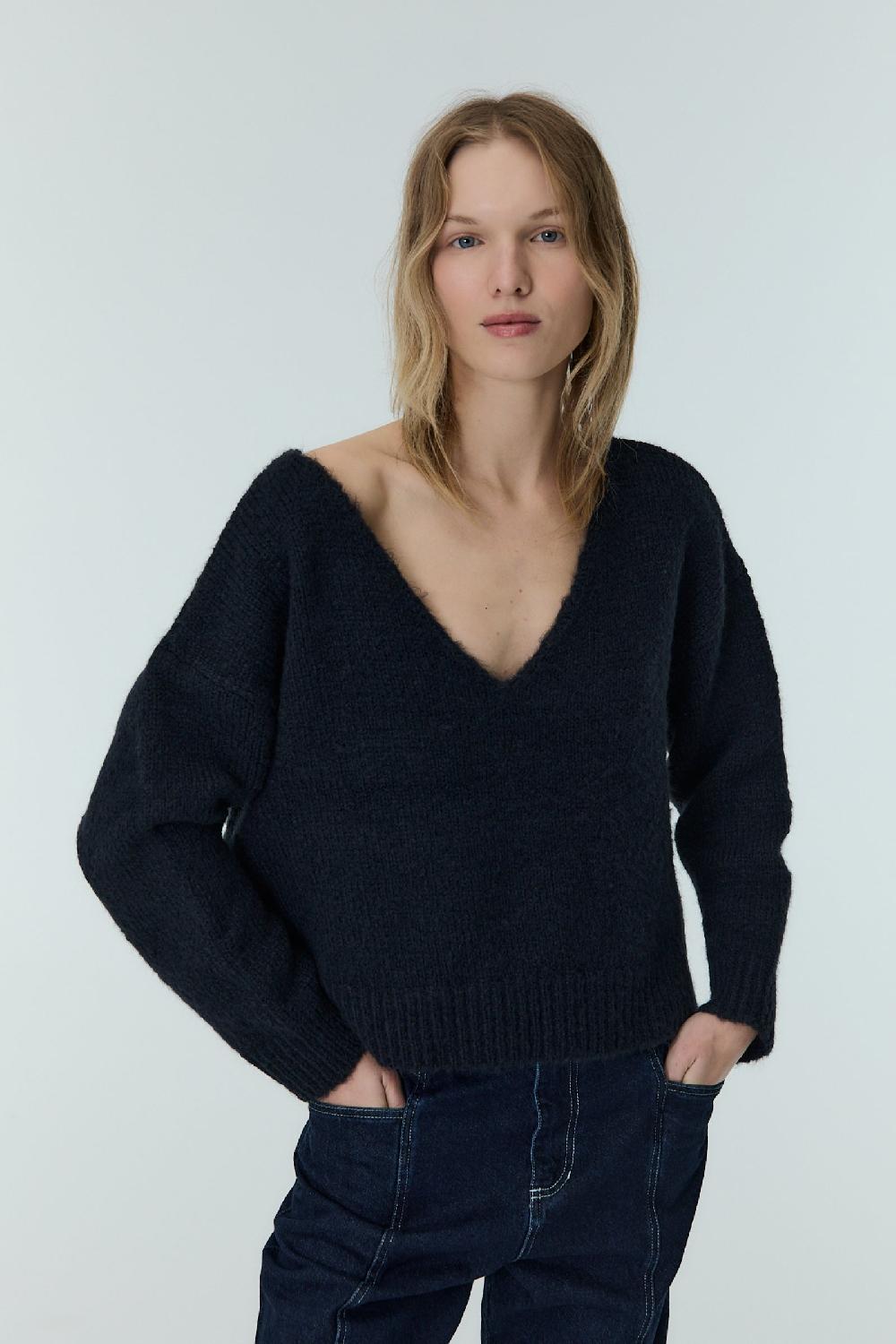 The New Society Regina Woman Jumper Midnight Navy