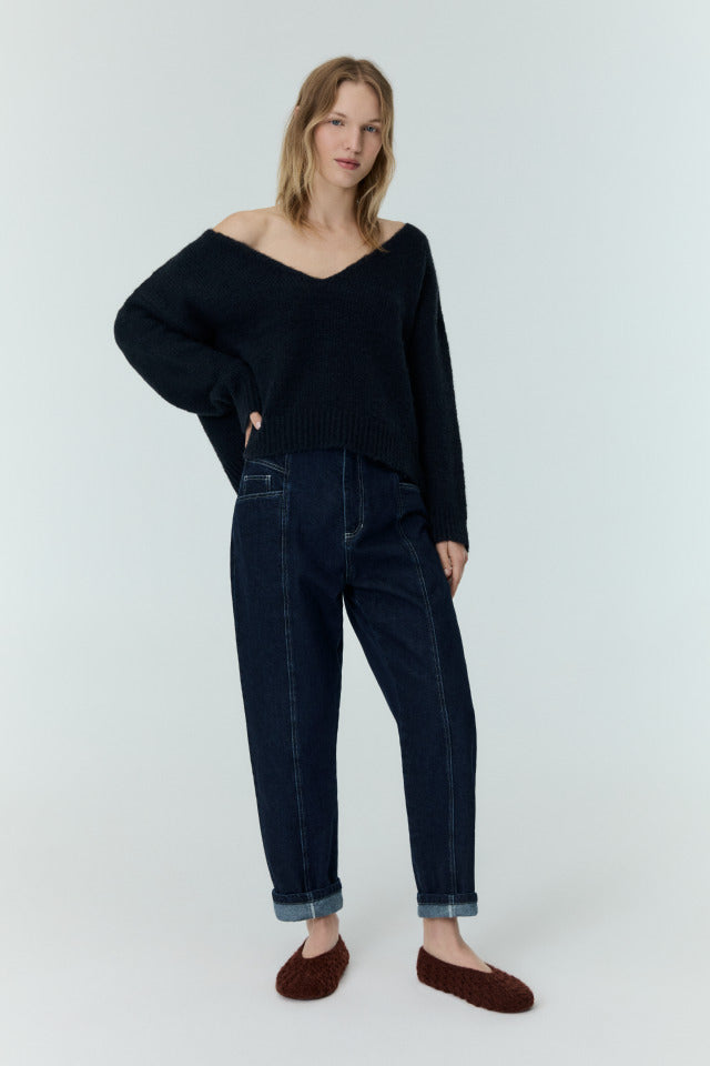 The New Society Regina Woman Jumper Midnight Navy