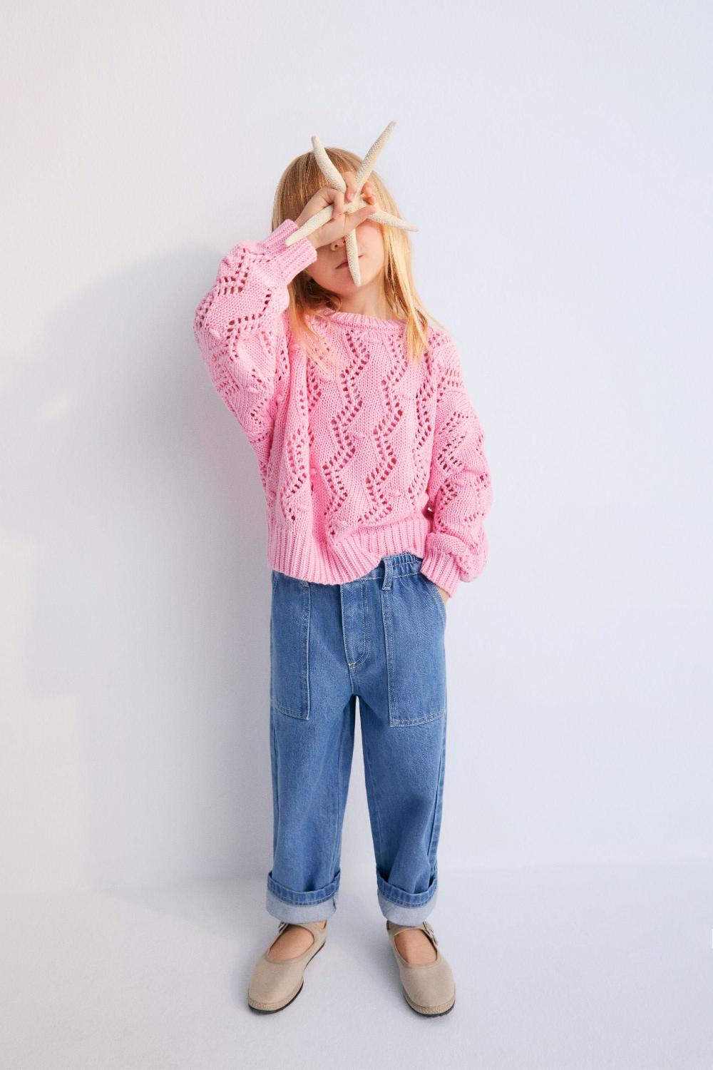 The New Society Sifnos Jumper Hibiscus