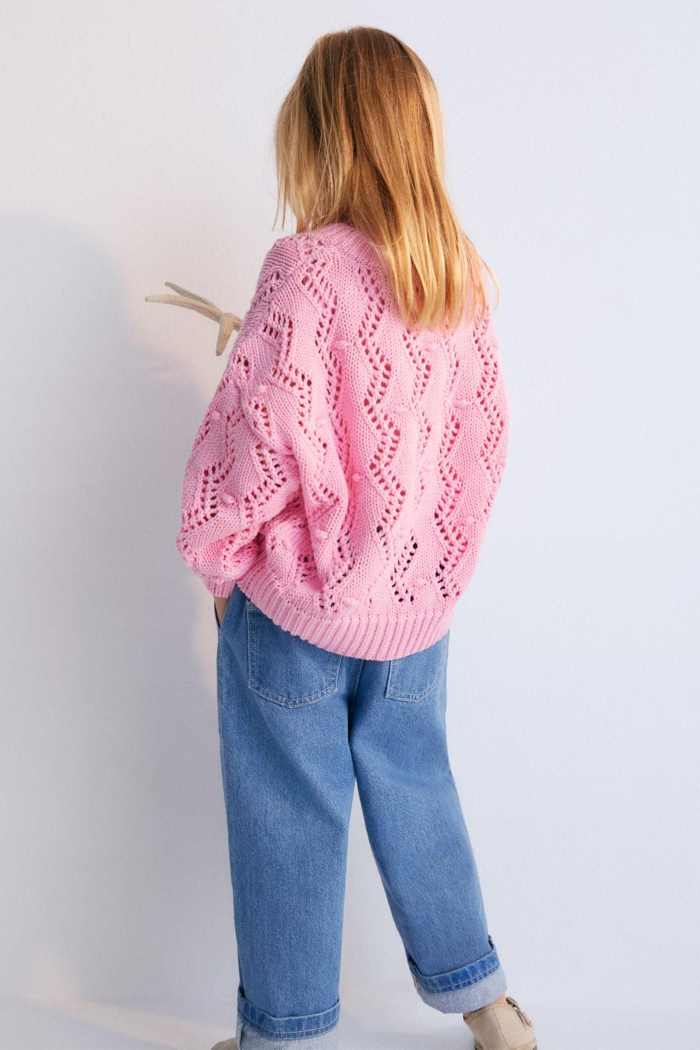 The New Society Sifnos Jumper Hibiscus