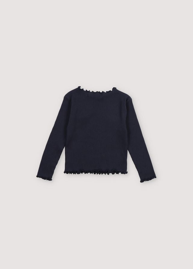 The New Society Singapur Baby Tee Midnight Navy