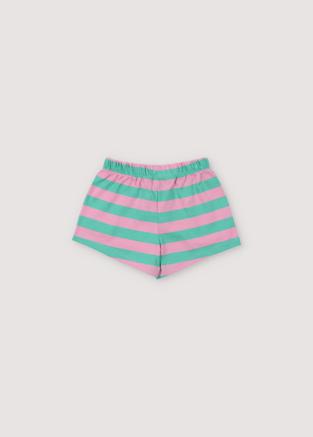 The New Society Smiley Baby Short Stripes Hibiscus