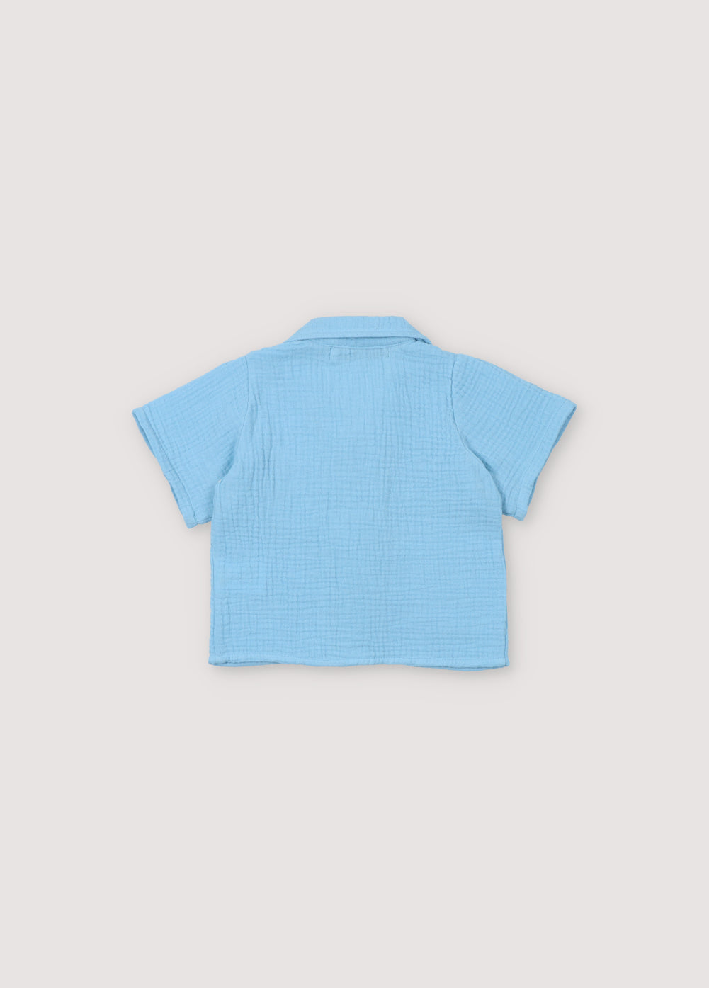 The New Society Spyros Baby Shirt Powder Blue