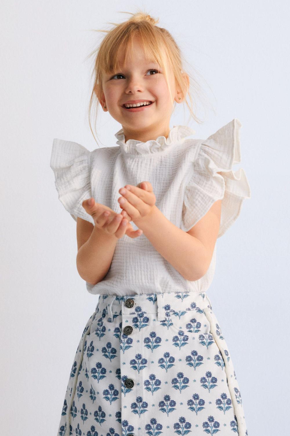 The New Society Spyros Blouse Coconut