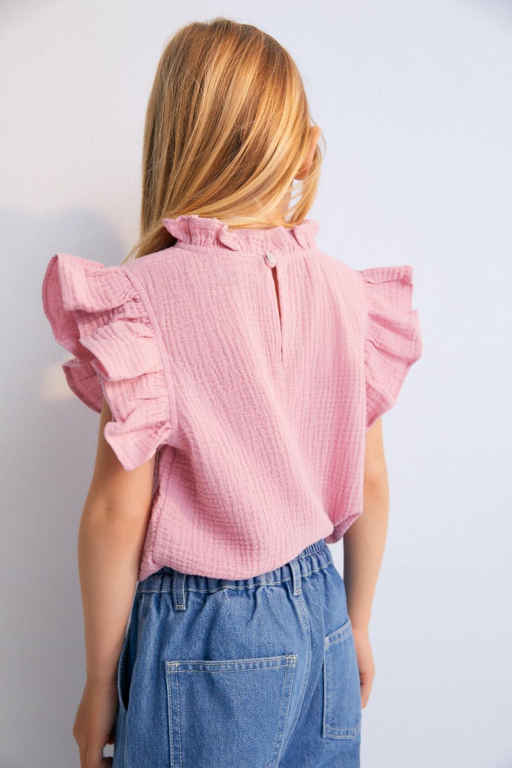 The New Society Spyros Blusa Hibisco