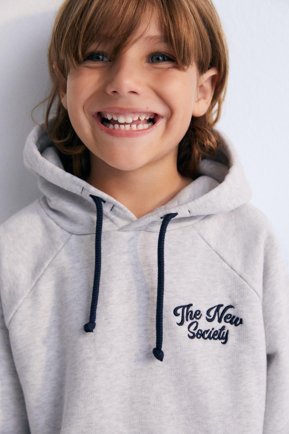 the new society Sudadera con capucha de pylos