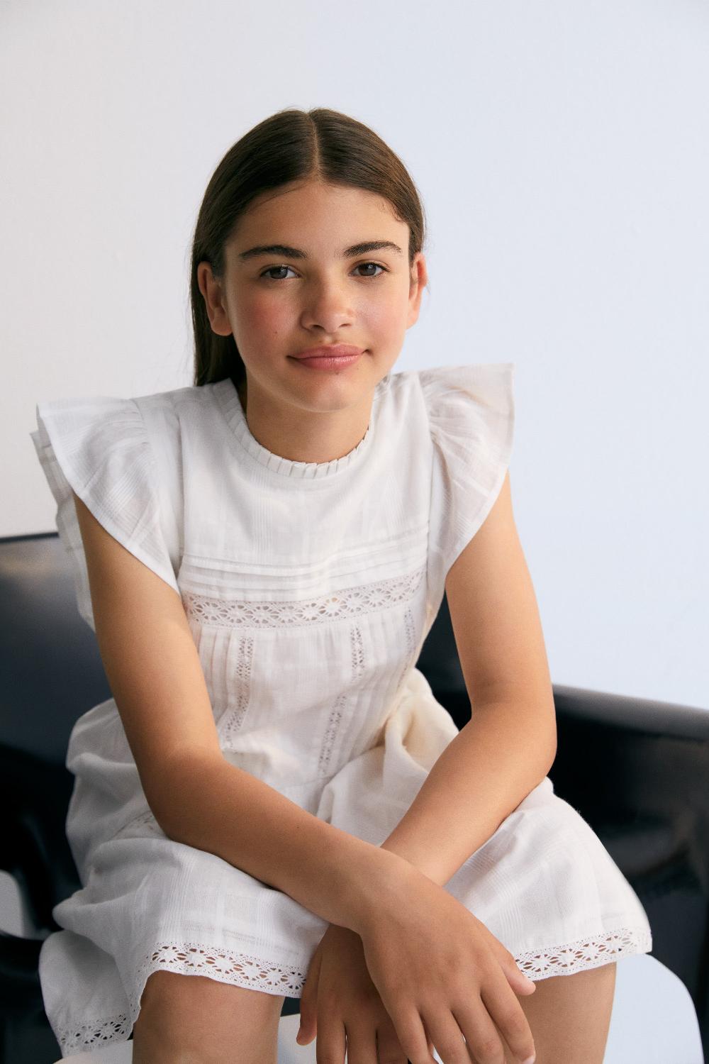 The New Society Vestido De Corfú Blanco