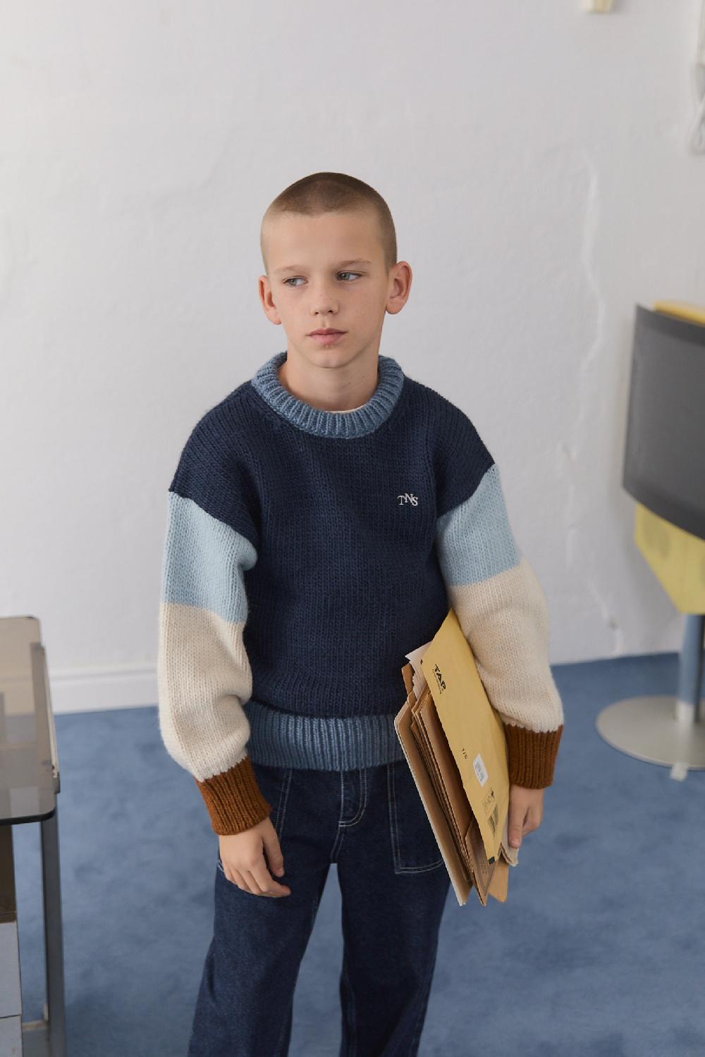 The New Society Zernatt Jumper Midnight Navy