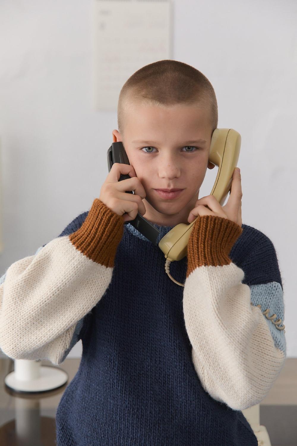 The New Society Zernatt Jumper Midnight Navy