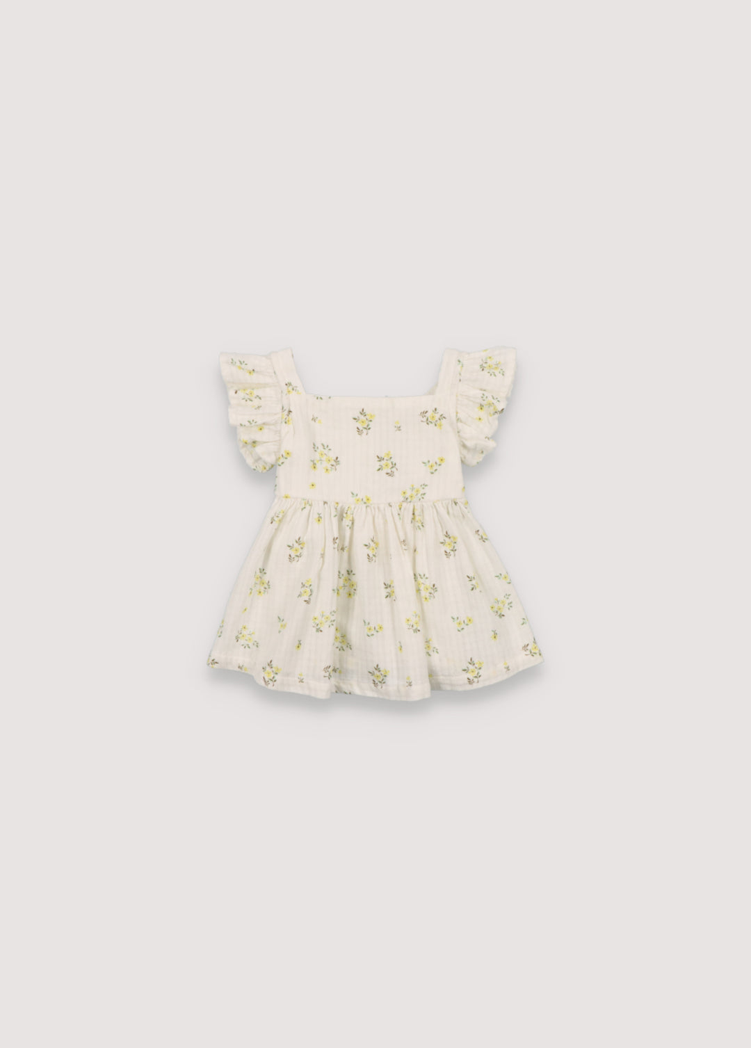 the new society Valley Baby Dress Valley print_sampling 6m
