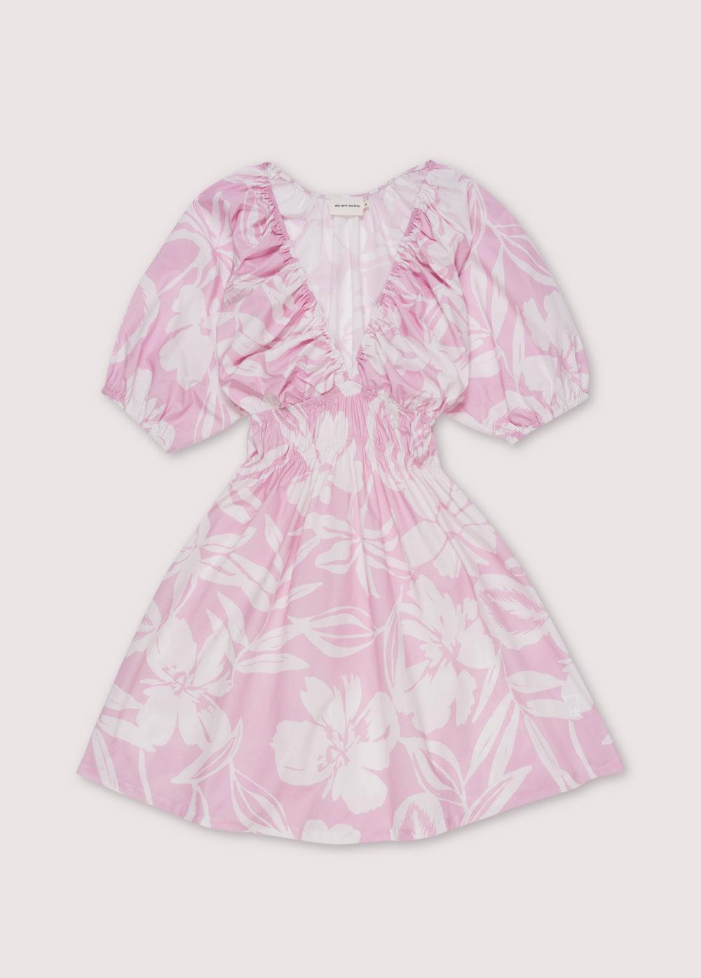 the new society Vestido de mujer del desierto Lila de estampado del desierto