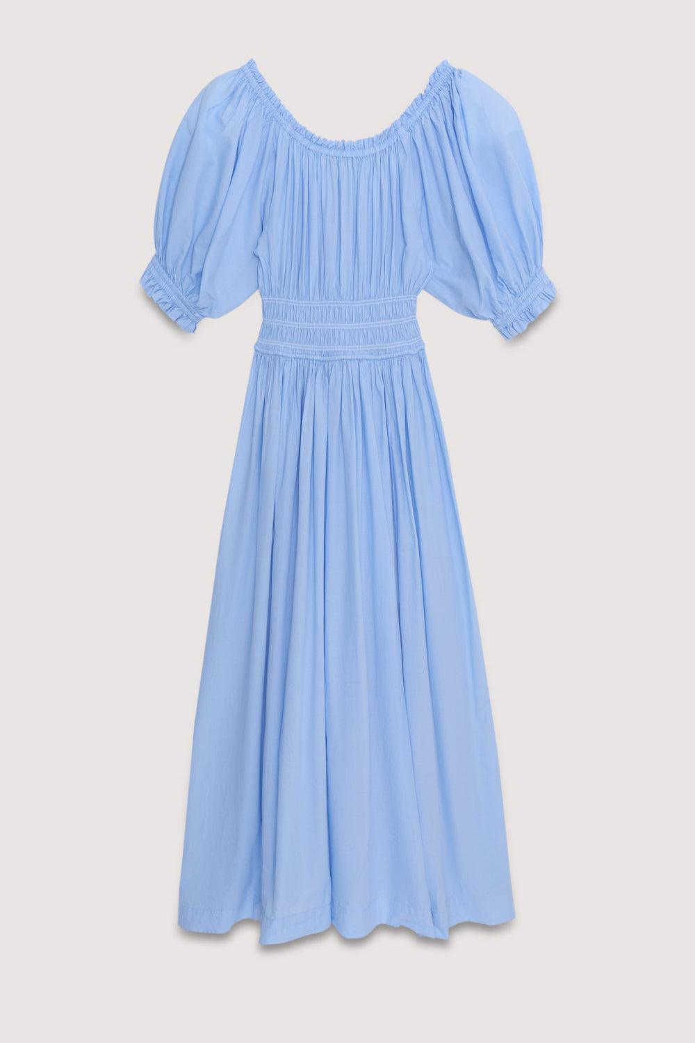 The New Society Vestido De Mujer Eleni En Polvo Azul