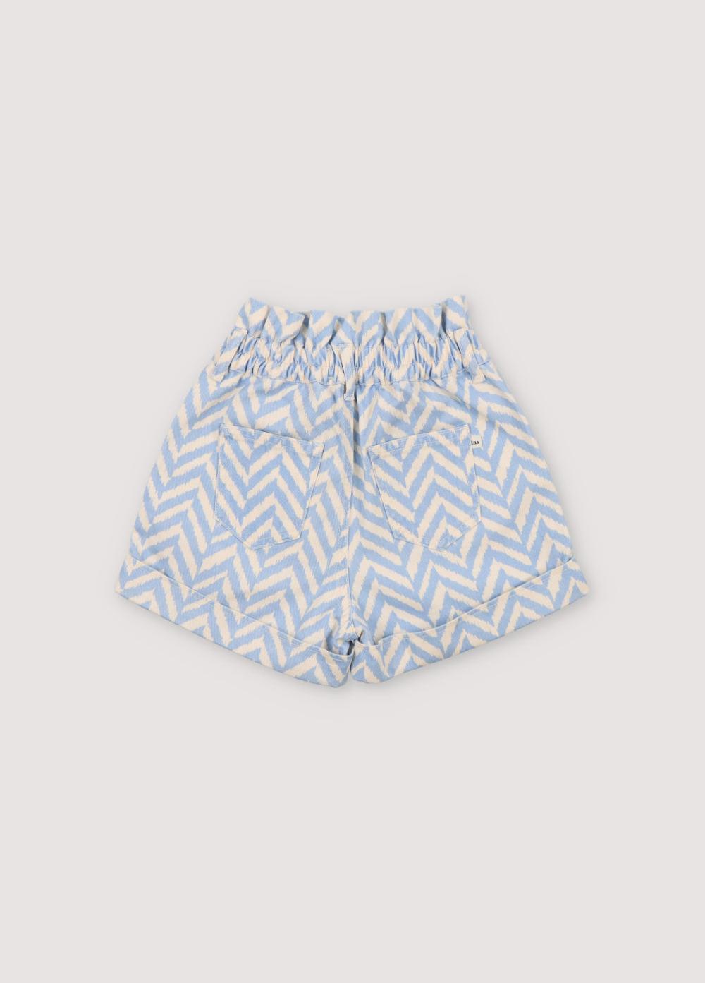 The New Society West Hills Denim Short LA Brea Print_sampling 6y