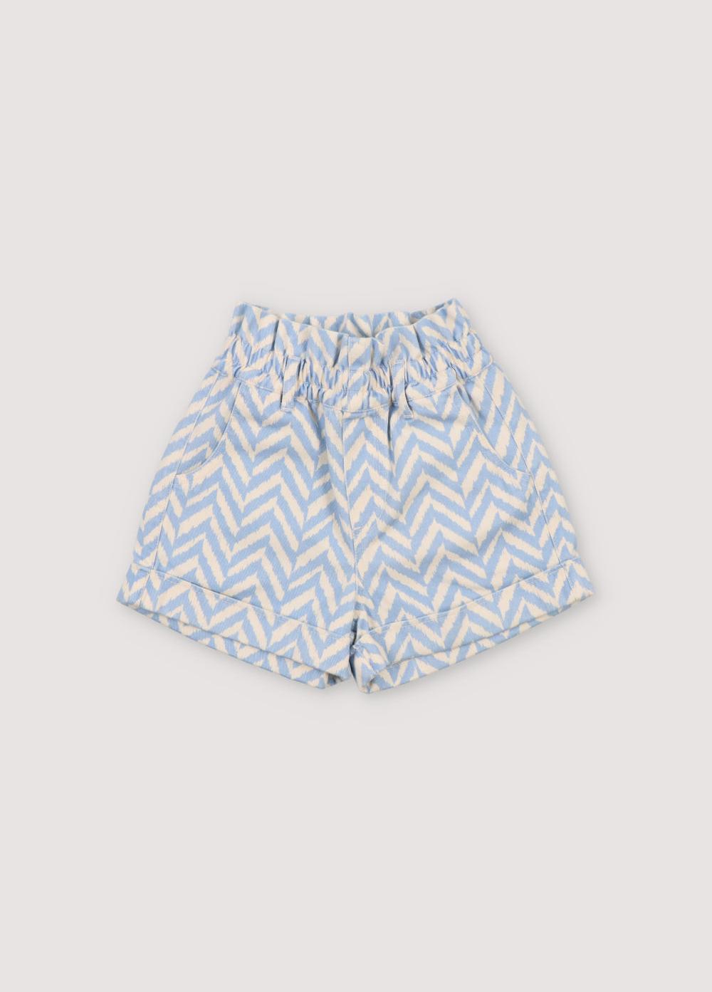 the new society West Hills Denim Short LA Brea Print_sampling 6y