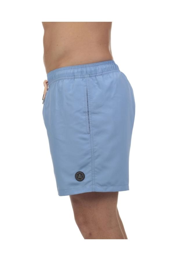 The Time Of Bocha Polo Team Bañador Liso Hombre The Time Of Bocha QV1SP09 Celeste