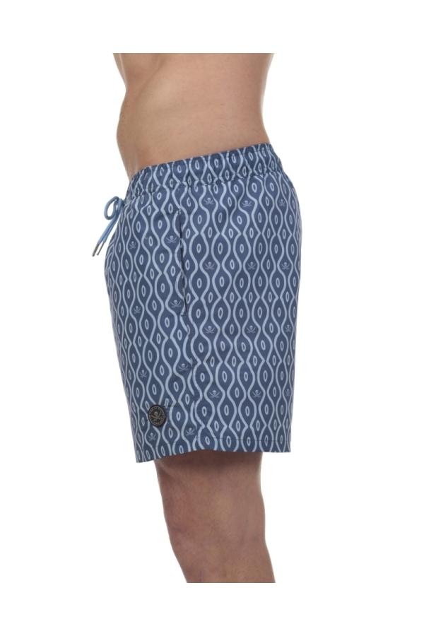 The Time Of Bocha Polo Team Bañador Ondas Hombre The Time Of Bocha QV1SP04 Denim