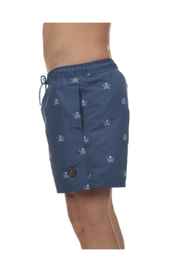 The Time Of Bocha Polo Team Bañador Pirata Hombre The Time Of Bocha QV1SP07 Denim