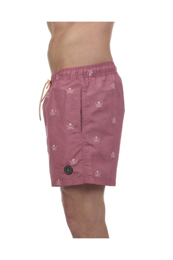 The Time Of Bocha Polo Team Bañador Pirata Hombre The Time Of Bocha QV1SP07 Rojo