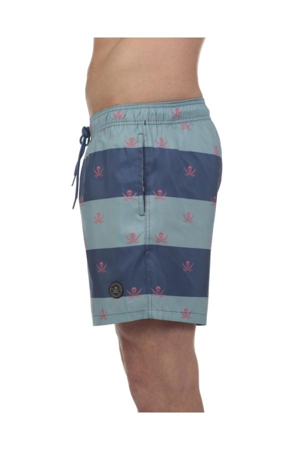 The Time Of Bocha Polo Team Bañador Rayas Hombre The Time Of Bocha QV1SP01 Den.Verd