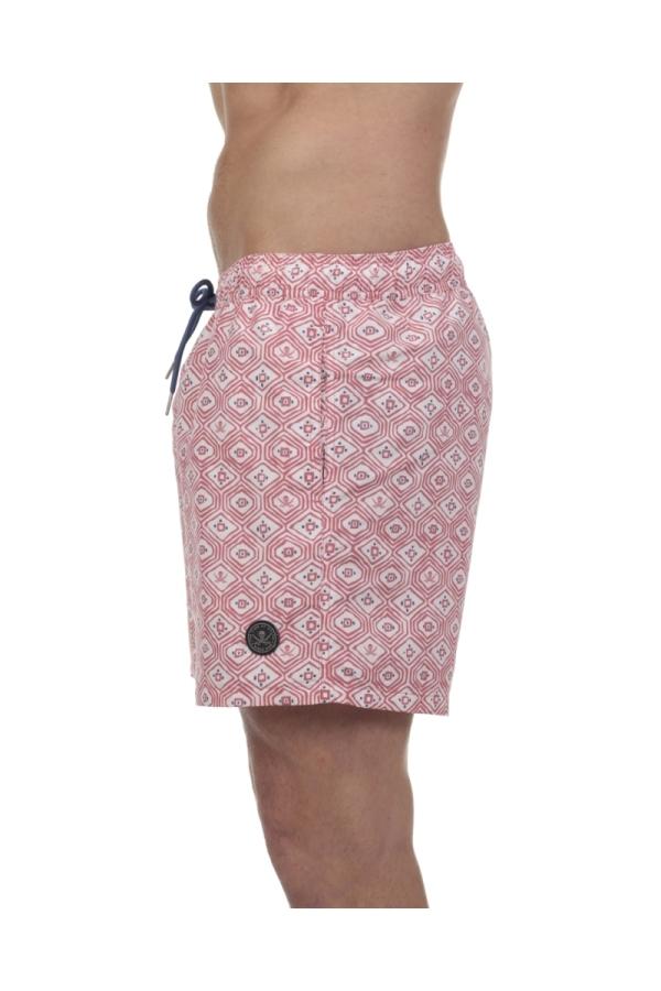 The Time Of Bocha Polo Team Bañador Rombo Hombre The Time Of Bocha QV1SP03 Coral