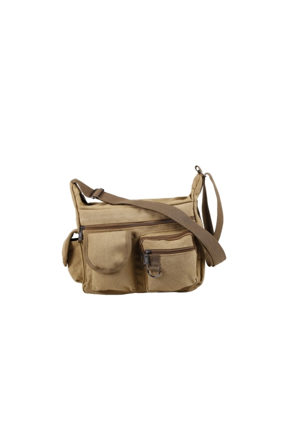 the time of bocha polo team Bandolera Canvas Hombre The Time Of Bocha QV1BAND2 Camel