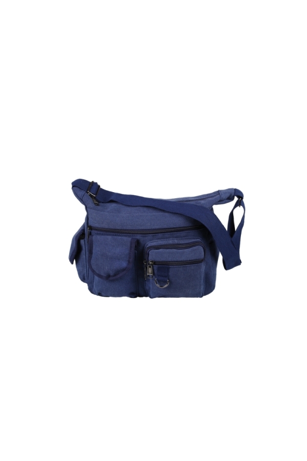 the time of bocha polo team Bandolera Canvas Hombre The Time Of Bocha QV1BAND2 Azul